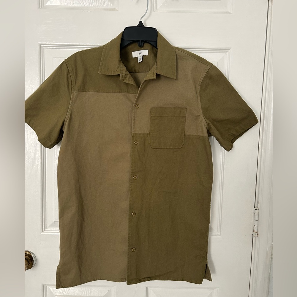 BP Two-Tone Olive Green Men's Shirt